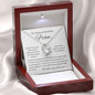 Geschenk zum Hochzeitstag, Halskette mit Herz, Ehefrau Geschenk, Herzkette mit Botschaft
