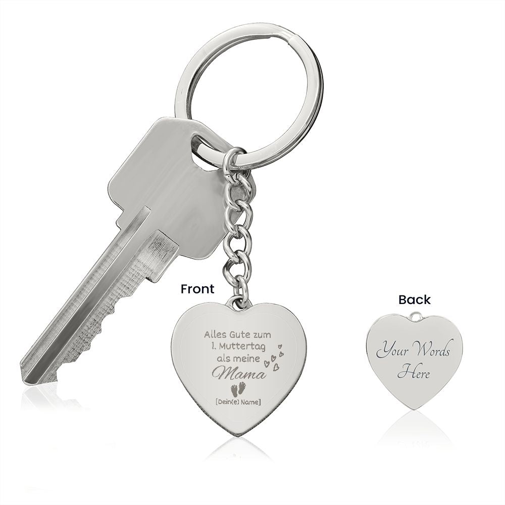 Schlüsselanhänger zum 1. Muttertag - bleibendes Geschenk immer dabei