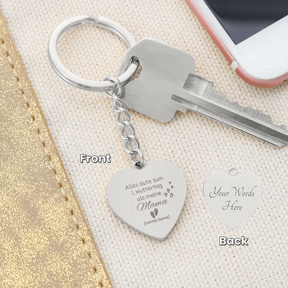 Schlüsselanhänger zum 1. Muttertag - bleibendes Geschenk immer dabei