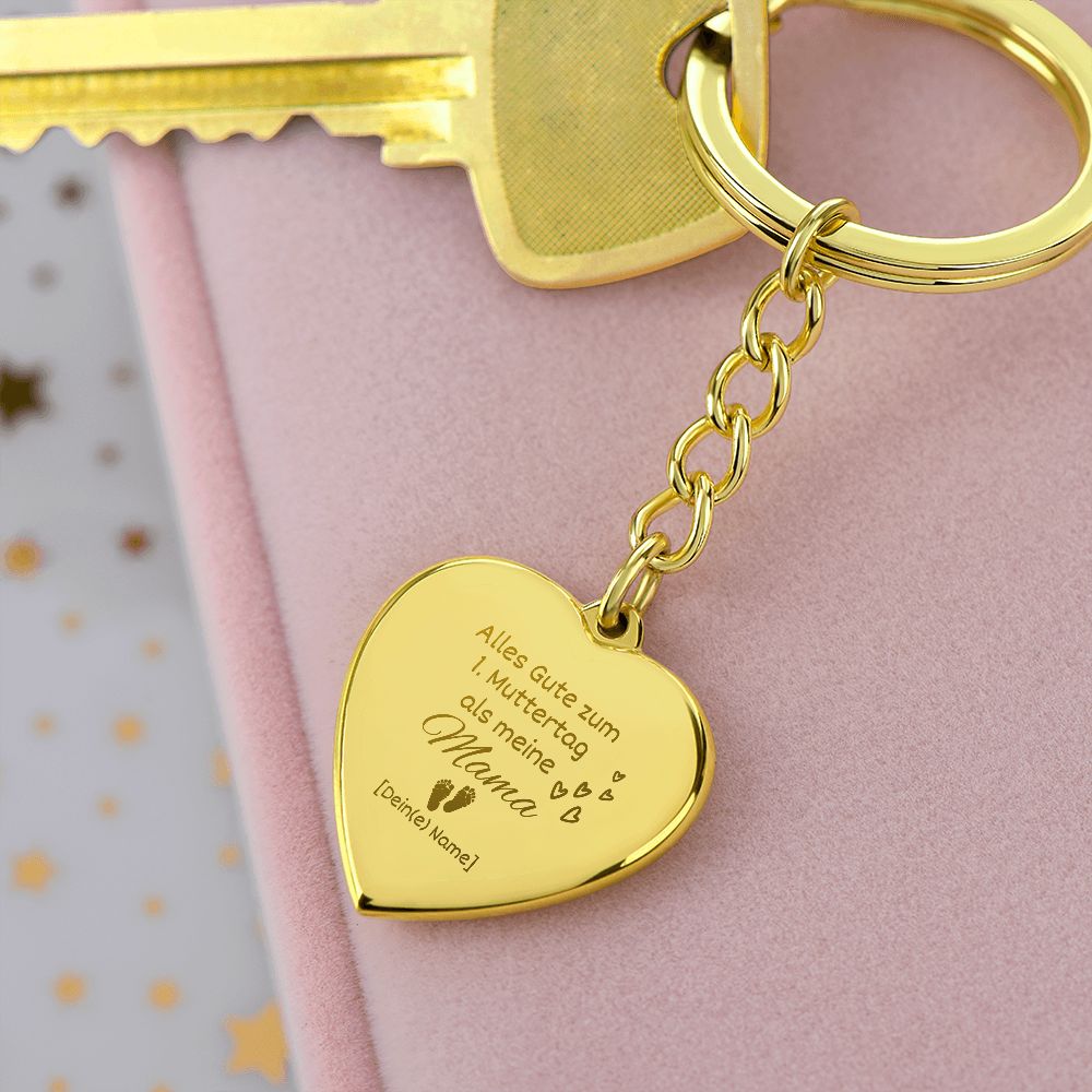 Schlüsselanhänger zum 1. Muttertag - bleibendes Geschenk immer dabei
