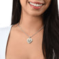 Halskette mit Elefanten Mandala Anhänger Herzschmuck als Glücksbringer Geschenk für Deine beste Freundin Personalisierbar
