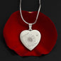 Psalm 34:18 Brokenhearted but not alone - Bibelvers Halskette mit Gravur optional