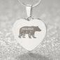 Schmuck für Mama - Herzkette mit Gravur und optionaler Textgravur
