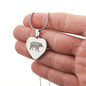 Schmuck für Mama - Herzkette mit Gravur und optionaler Textgravur
