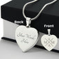 Personalisierte Kette mit Gravur Monogramm Mama - Das perfekte Geschenk für Muttertag - Gravur auf der Rückseite möglich