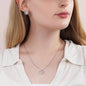 Geschenk für die Enkelin - Pfad deines Herzens Halskette mit passenden Ohrringen perfekt zur Hochzeit