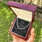 Geschenk für Sohn, Herren Halskette mit Grußkarte. Schmuck für Männer