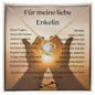 Für meine Enkelin Halskette Knoten der Liebe Geschenk von Oma an die Enkeltochter