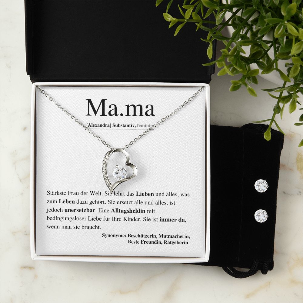 Definition MAMA | Herzkette | personalisierter Schmuck Mama | Geschenk zum Geburtstag | Muttertag | Geschenk MAMA | Mama Kette