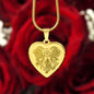 Halskette mit Elefanten Mandala Anhänger Herzschmuck als Glücksbringer Geschenk für Deine beste Freundin Personalisierbar