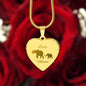 Muttertag Geschenk Damen Halskette mit Gravur Elefant - perfekt als Geschenkidee für Frauen und Mutter-Tochter Schmuck Schneller Versand