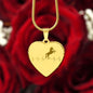 Pferde Geschenk für Mädchen, Halskette Pferd, Kette Silber oder Gold, Tochter Geschenk Kette mit Gravur
