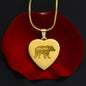 Schmuck für Mama - Herzkette mit Gravur und optionaler Textgravur