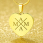 Personalisierte Kette mit Gravur Monogramm Mama - Das perfekte Geschenk für Muttertag - Gravur auf der Rückseite möglich