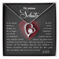 Herz an meine Frau Halskette, Jahrestag Geschenk für Ehefrau Geburtstag Geschenk, Ehefrau Schmuck, Freundin Sentimentales Geschenk
