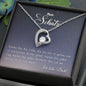 Jahrestag Geschenk, Geschenk Ehefrau, Schmuckgeschenk Danke für Deine Liebe Forever Love Halskette Valentinstag