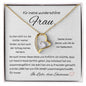 Geschenk zum Hochzeitstag, Halskette mit Herz, Ehefrau Geschenk, Herzkette mit Botschaft