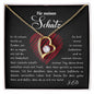 Herz an meine Frau Halskette, Jahrestag Geschenk für Ehefrau Geburtstag Geschenk, Ehefrau Schmuck, Freundin Sentimentales Geschenk