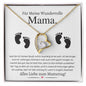 Herz-Halskette mit Zirkonia: Die beste Geschenkidee für den ersten Muttertag einer schwangeren Mama mit süßem Baby-im-Bauch-Spruch Muttertag Geschenk, Muttertag schwanger, Baby im Bauch Spruch, Geschenkidee Mama, Bald Mama Geschenk, Geschenk Schwangerschaft, Schmuck zum ersten Muttertag, 1 Muttertag Geschenk, Beste Mama Geschenkidee, Schwangerschaft Sprüche, Schwanger trotz Periode, bald Mama Geschenke, Mama Kind Sprüche