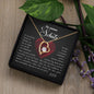 Herz an meine Frau Halskette, Jahrestag Geschenk für Ehefrau Geburtstag Geschenk, Ehefrau Schmuck, Freundin Sentimentales Geschenk