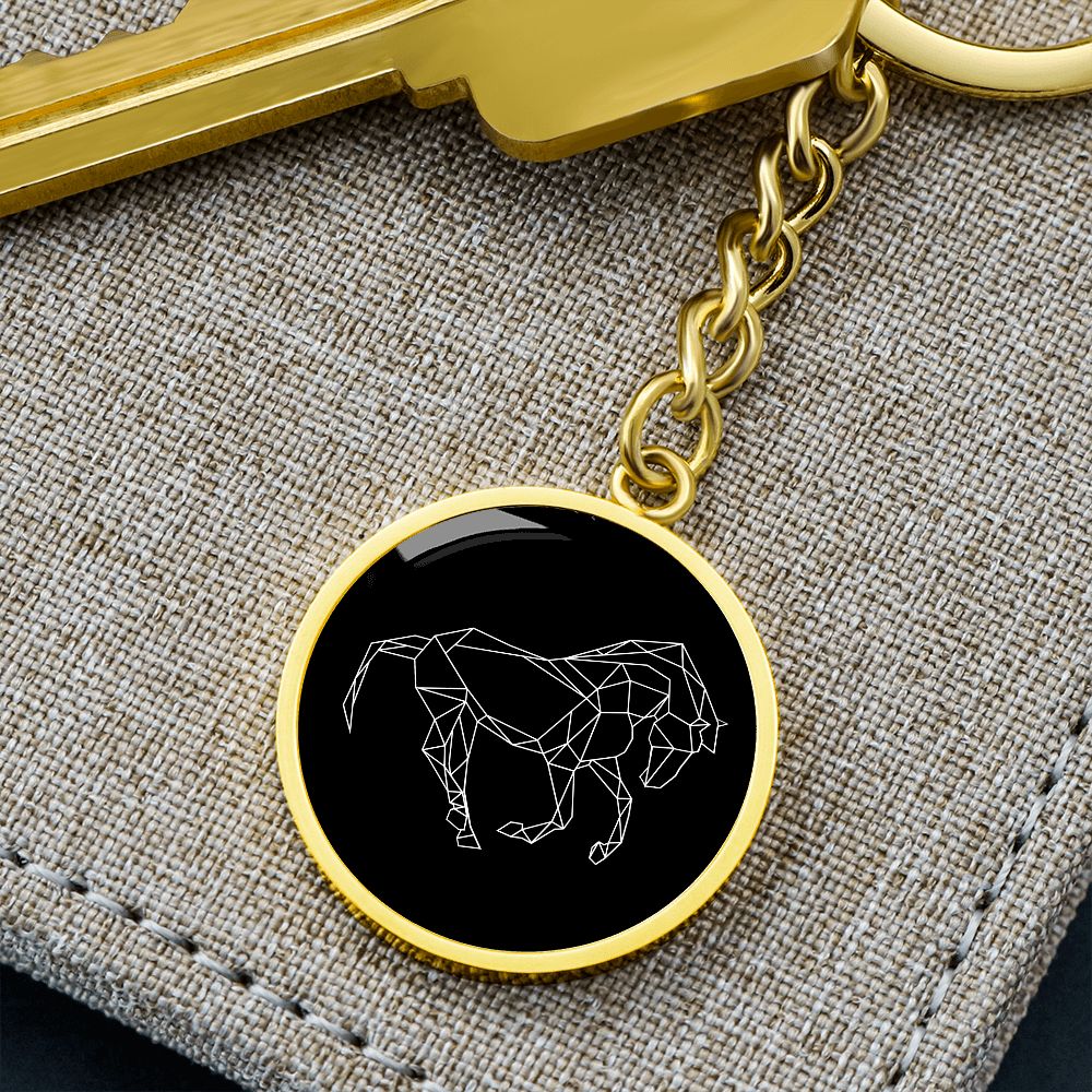 Schlüsselanhänger mit Gravur Pferd Hexagon Personalisierbar
