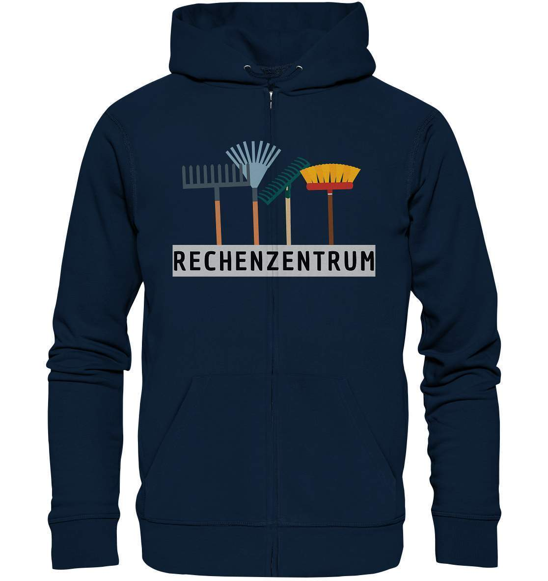 Gärtner Geschenkidee "Rechenzentrum" Hobbygärtner Garten - Organic Zipper-blumen gießen,garten,gartenshirt,gemüse anbauen,gemüsegarten,geschenk,geschenkidee,gärtner,hobbygärtner,kleingarten,landschaftsgärtner,obstgarten,rasenmähen,schrebergarten