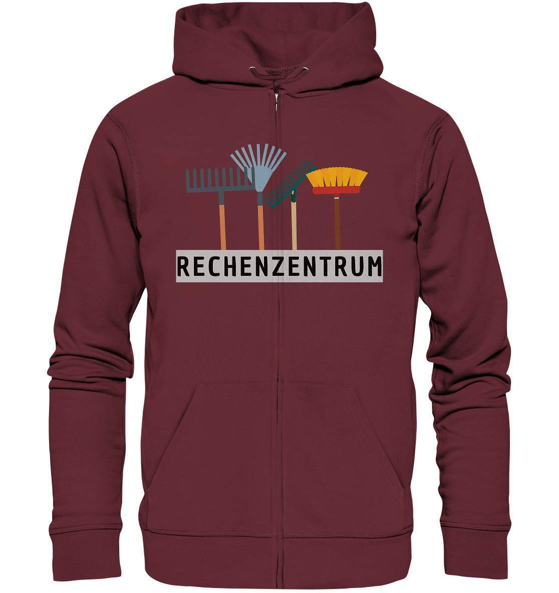 Gärtner Geschenkidee "Rechenzentrum" Hobbygärtner Garten - Organic Zipper-blumen gießen,garten,gartenshirt,gemüse anbauen,gemüsegarten,geschenk,geschenkidee,gärtner,hobbygärtner,kleingarten,landschaftsgärtner,obstgarten,rasenmähen,schrebergarten