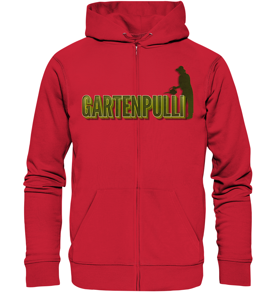 Gartenpulli - Garten Pulli Gartenarbeit Gärtner Gärtnerei - Organic Zipper
