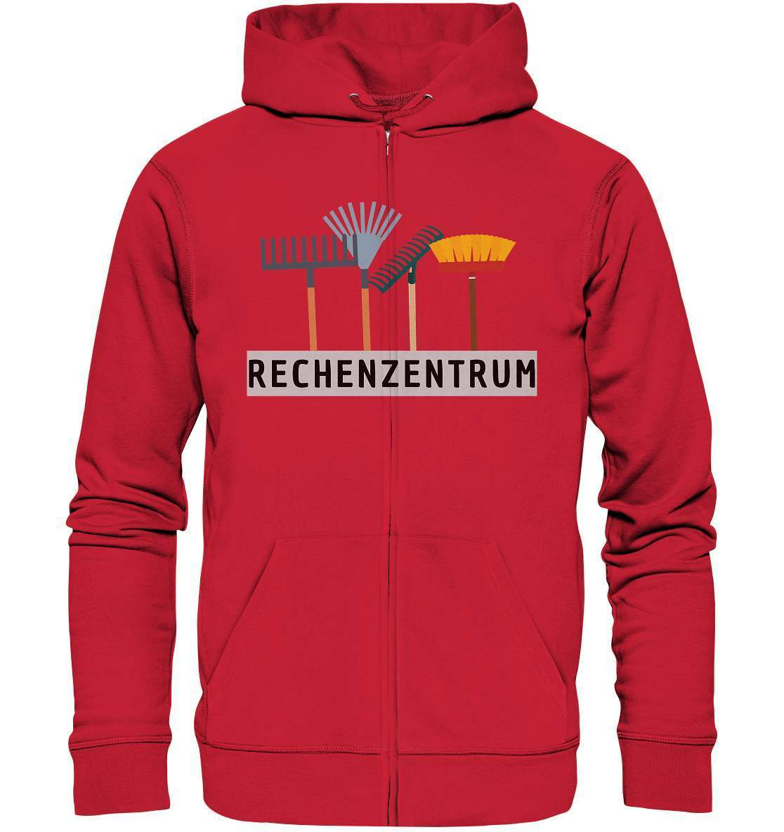 Gärtner Geschenkidee "Rechenzentrum" Hobbygärtner Garten - Organic Zipper-blumen gießen,garten,gartenshirt,gemüse anbauen,gemüsegarten,geschenk,geschenkidee,gärtner,hobbygärtner,kleingarten,landschaftsgärtner,obstgarten,rasenmähen,schrebergarten