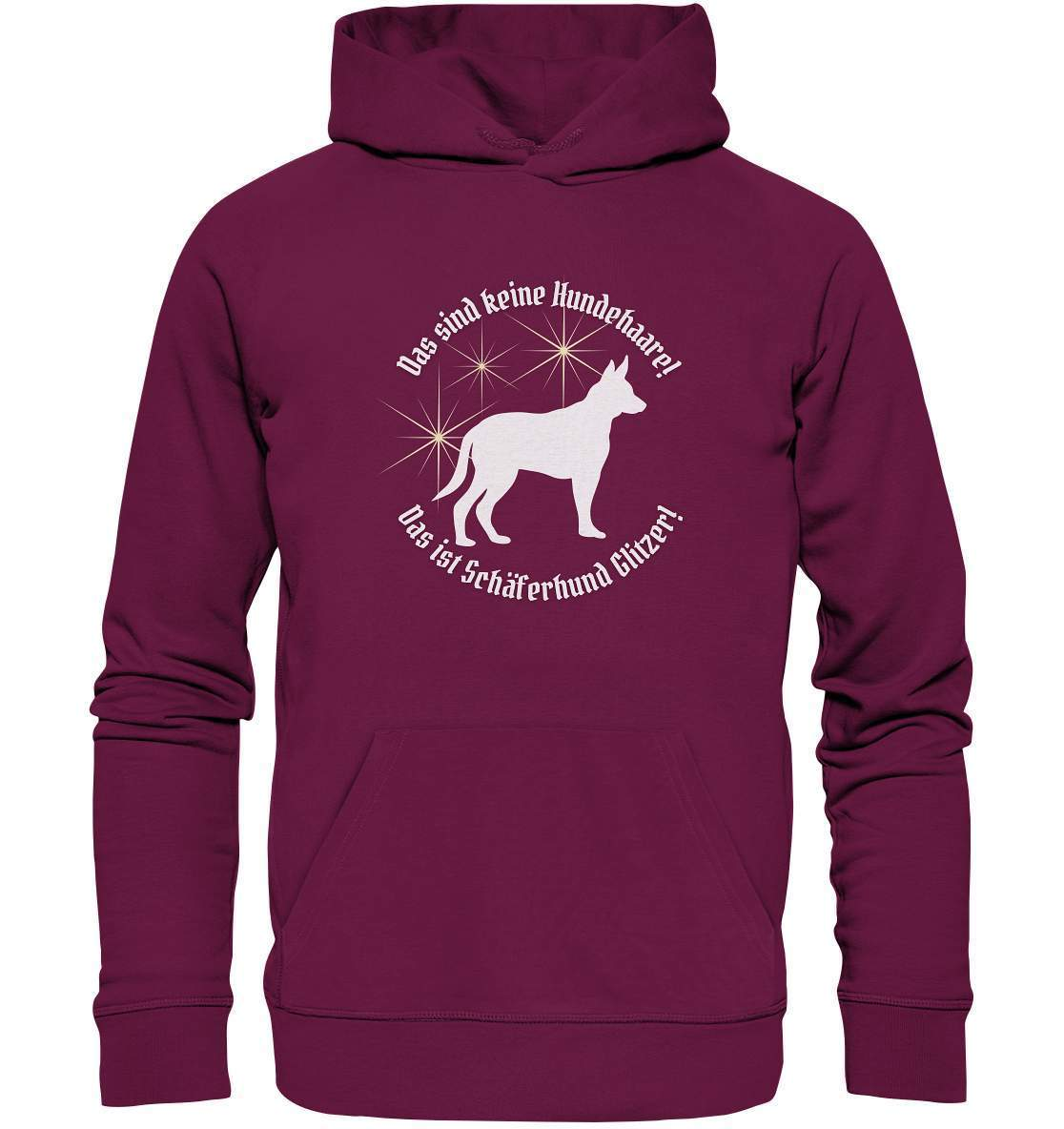 Das sind Keine Hundehaare das ist Glitzer - Schäferhund - Premium Unisex Hoodie-auf den hund gekommen,dog,freude,geburtstgasgeschenk,geschenkidee,humor,hund,hundebesitzer,hundefan,hundehalter,hundeliebhaber,hundeshirt,spaß
