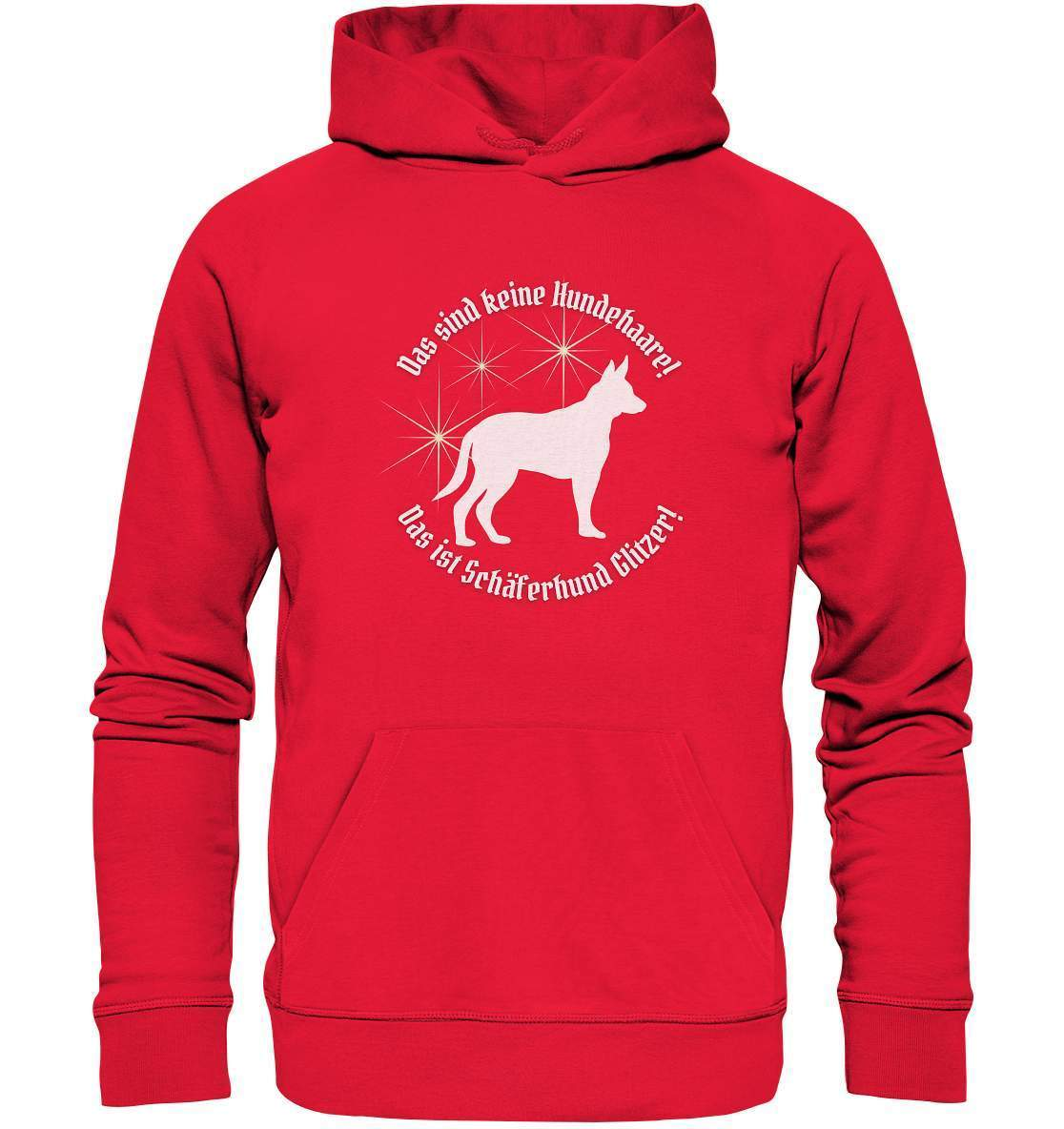 Das sind Keine Hundehaare das ist Glitzer - Schäferhund - Premium Unisex Hoodie-auf den hund gekommen,dog,freude,geburtstgasgeschenk,geschenkidee,humor,hund,hundebesitzer,hundefan,hundehalter,hundeliebhaber,hundeshirt,spaß