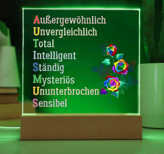 Autismus Karte und Geschenk: Stärkung der Neurodiversität und Autismus-Routine mit Symbolen für ADHS, Prokrastination und Hochsensibilität