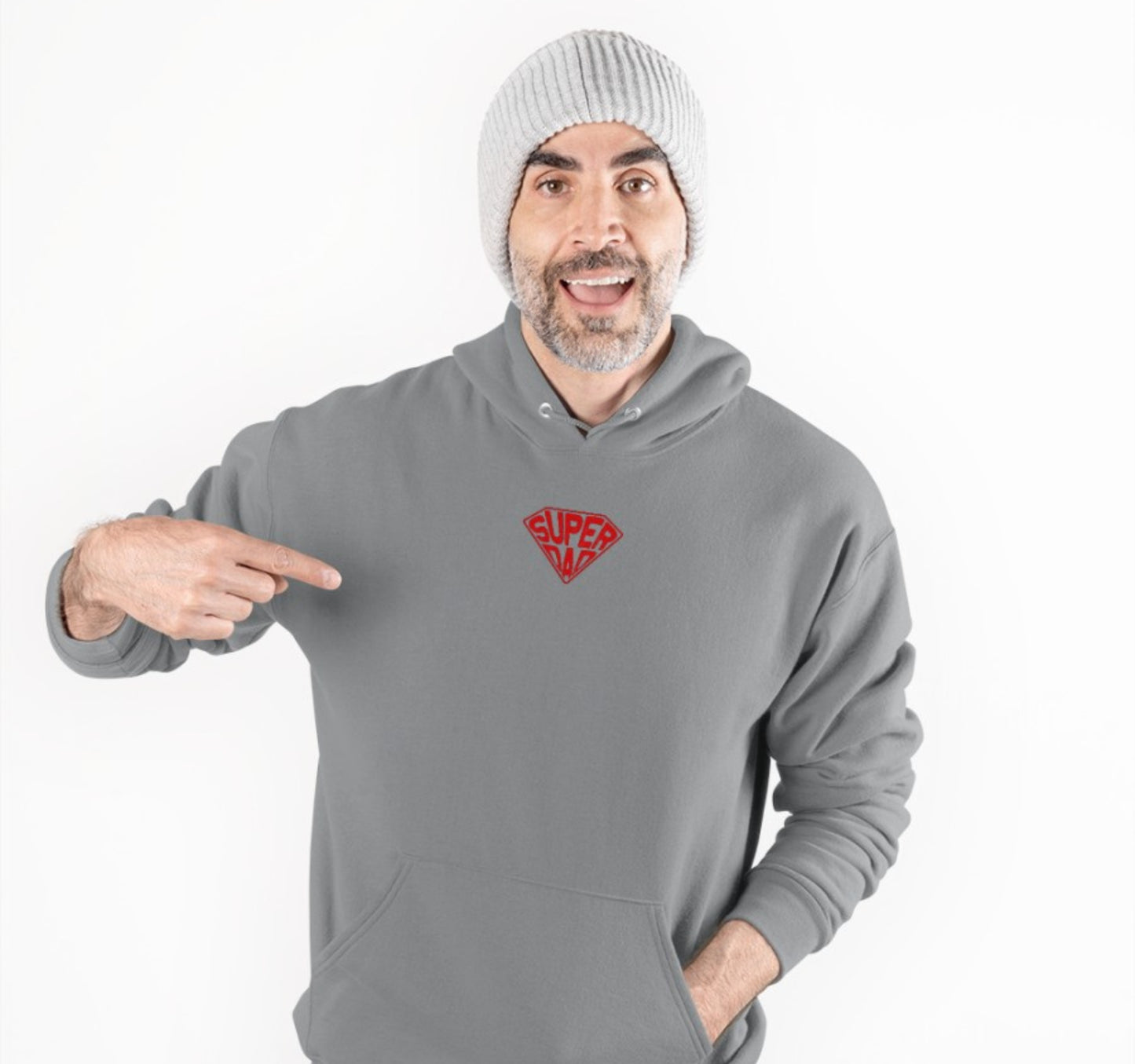 Bester Papa Hoodie Bonus Papa Geschenk, Geschenke für werdende Väter, Hoodie Super Dad, Geschenke zum Vatertag, Geschenke für Väter