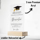 Perfektes Geschenk zum Abschluss

Suchst du ein besonderes Geschenk zum Abschluss für deinen Lieblingsmenschen? Diese edle Acryltafel ist ideal, um Wertschätzung und Stolz auszudrücken. Ob für Abitur, Bachelor oder Masterabschluss – sie macht den Moment unvergesslich. Erhältlich in den Größen 13 x 20 cm und 20 x 30 cm, steht sie sicher auf einem hochwertigen Holzsockel. Mit Talar- oder Doktorhut-Motiv und persönlichem Abschlussdatum wird sie zum Blickfang. Der Text „Für Deinen weiteren Lebensweg wünschen wi