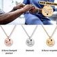 Personalisierte Pflege-Anhänger-Halskette aus Edelstahl - Stethoskop & Herz – Geschenk für Krankenschwester, Pflegerin oder Pfleger