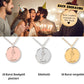 Personalisierte Geburtsblume Namenskette aus hochwertigem Edelstahl (Gold, Rosegold, Silber) mit individueller Gravur von Geburtsblume und Name. Ein bedeutungsvolles Geschenk für Töchter zu besonderen Anlässen wie Taufe, Konfirmation, Auszug oder als liebevolle Erinnerung an die elterliche Liebe. Hypoallergen, anlaufbeständig und geschenkfertig verpackt. Zeigt die Schönheit und Personalisierung des Schmuckstücks.