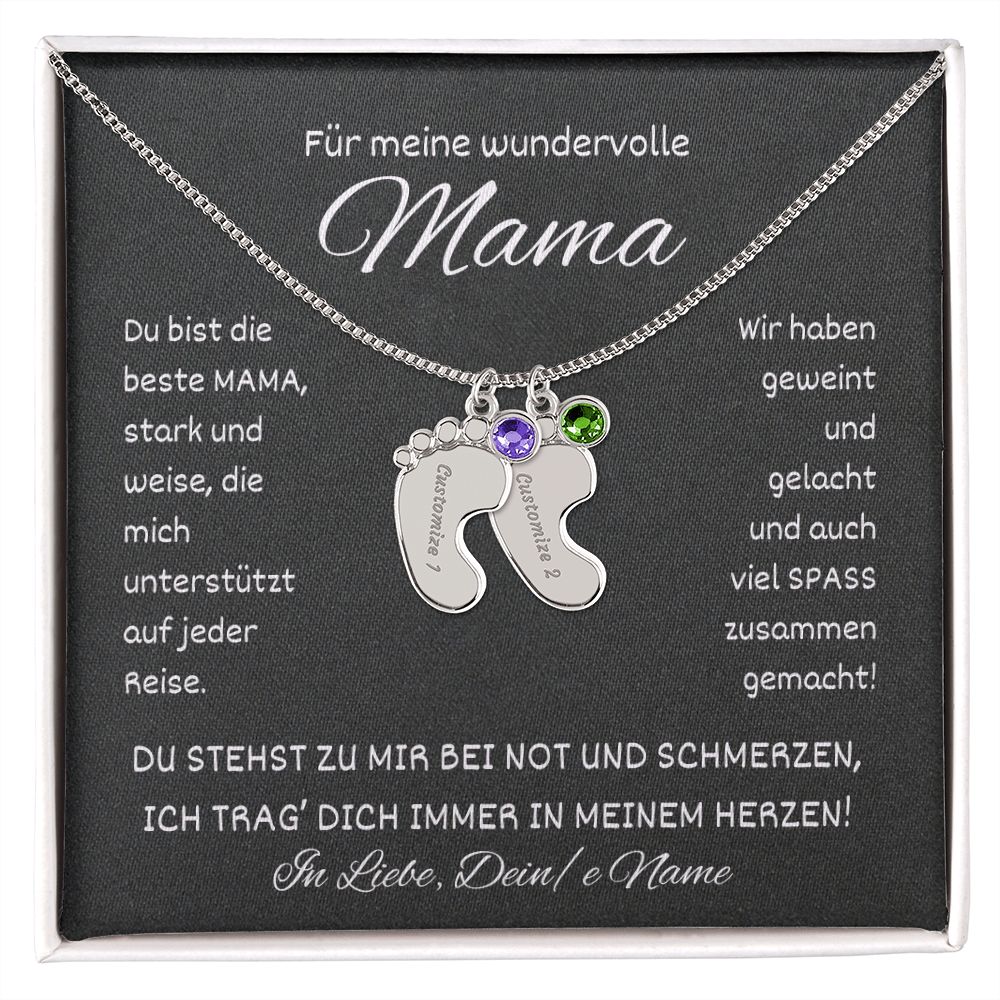 Halskette Babyfuß, Mama Halskette, personalisiertes Geschenk für Mama, Muttertag Geschenk, Mutter Halskette, Mutter Geschenk