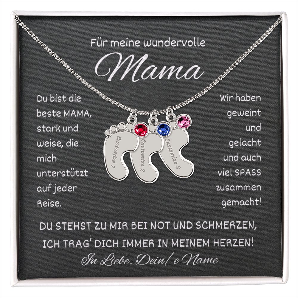 Halskette Babyfuß, Mama Halskette, personalisiertes Geschenk für Mama, Muttertag Geschenk, Mutter Halskette, Mutter Geschenk