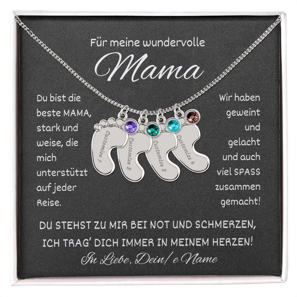 Halskette Babyfuß, Mama Halskette, personalisiertes Geschenk für Mama, Muttertag Geschenk, Mutter Halskette, Mutter Geschenk