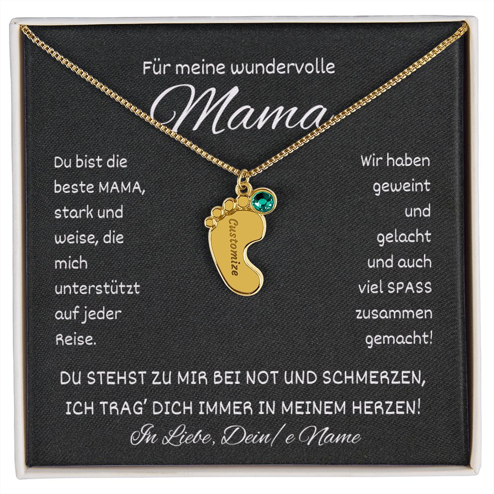 Halskette Babyfuß, Mama Halskette, personalisiertes Geschenk für Mama, Muttertag Geschenk, Mutter Halskette, Mutter Geschenk