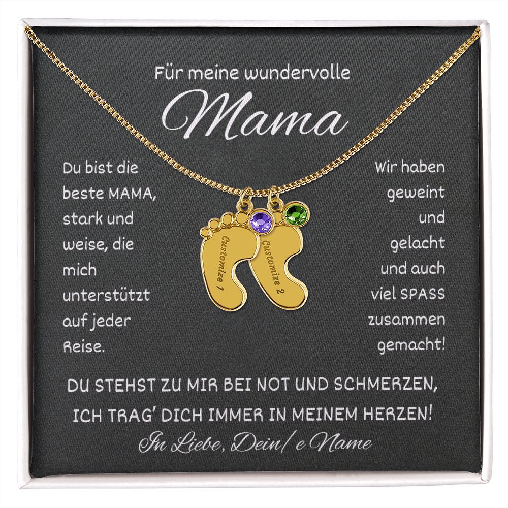 Halskette Babyfuß, Mama Halskette, personalisiertes Geschenk für Mama, Muttertag Geschenk, Mutter Halskette, Mutter Geschenk