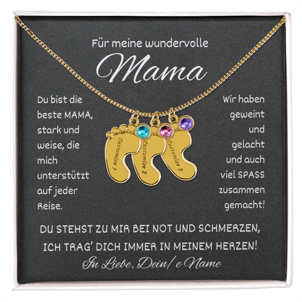 Halskette Babyfuß, Mama Halskette, personalisiertes Geschenk für Mama, Muttertag Geschenk, Mutter Halskette, Mutter Geschenk