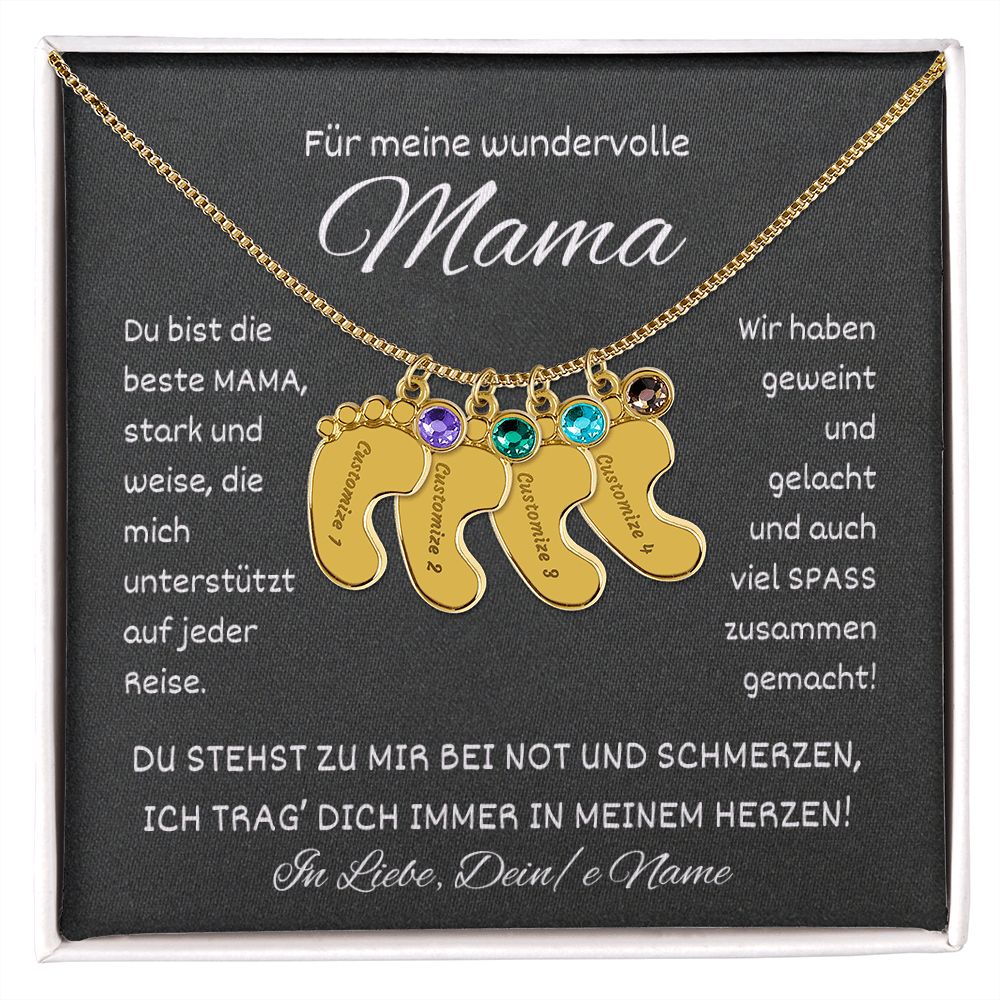 Halskette Babyfuß, Mama Halskette, personalisiertes Geschenk für Mama, Muttertag Geschenk, Mutter Halskette, Mutter Geschenk