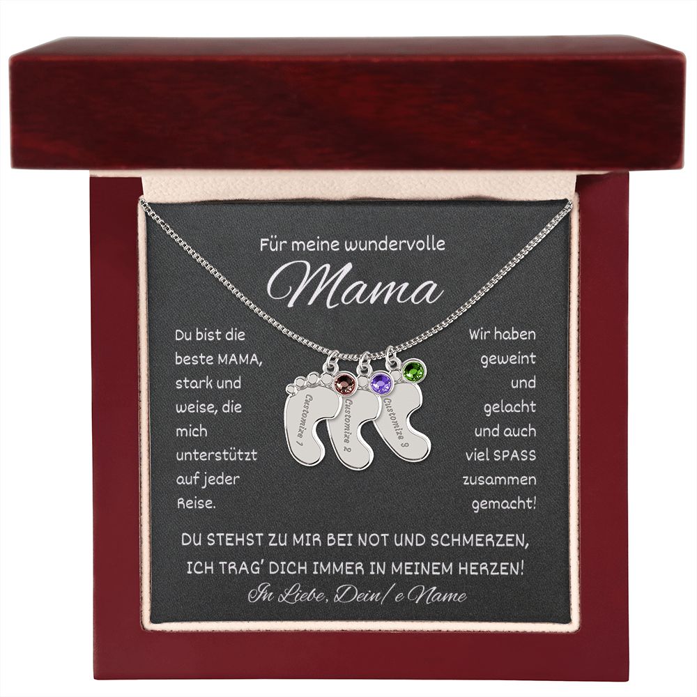 Halskette Babyfuß, Mama Halskette, personalisiertes Geschenk für Mama, Muttertag Geschenk, Mutter Halskette, Mutter Geschenk