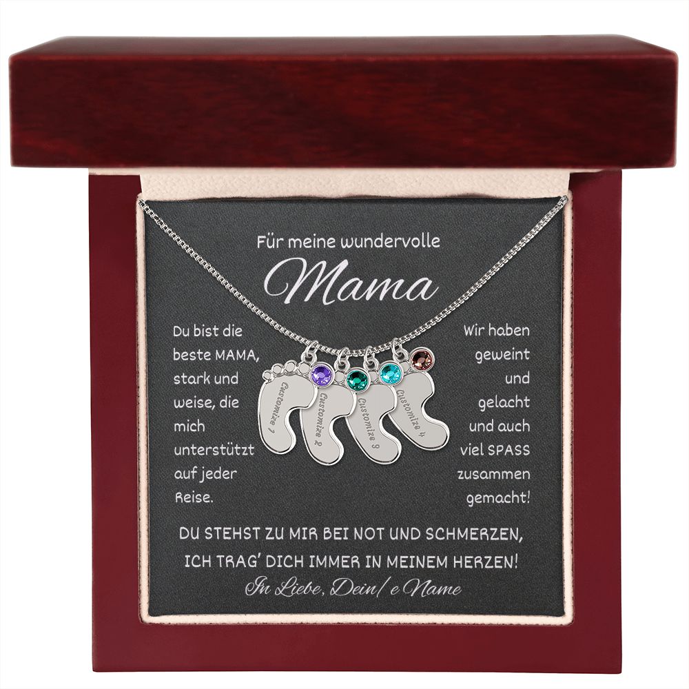 Halskette Babyfuß, Mama Halskette, personalisiertes Geschenk für Mama, Muttertag Geschenk, Mutter Halskette, Mutter Geschenk