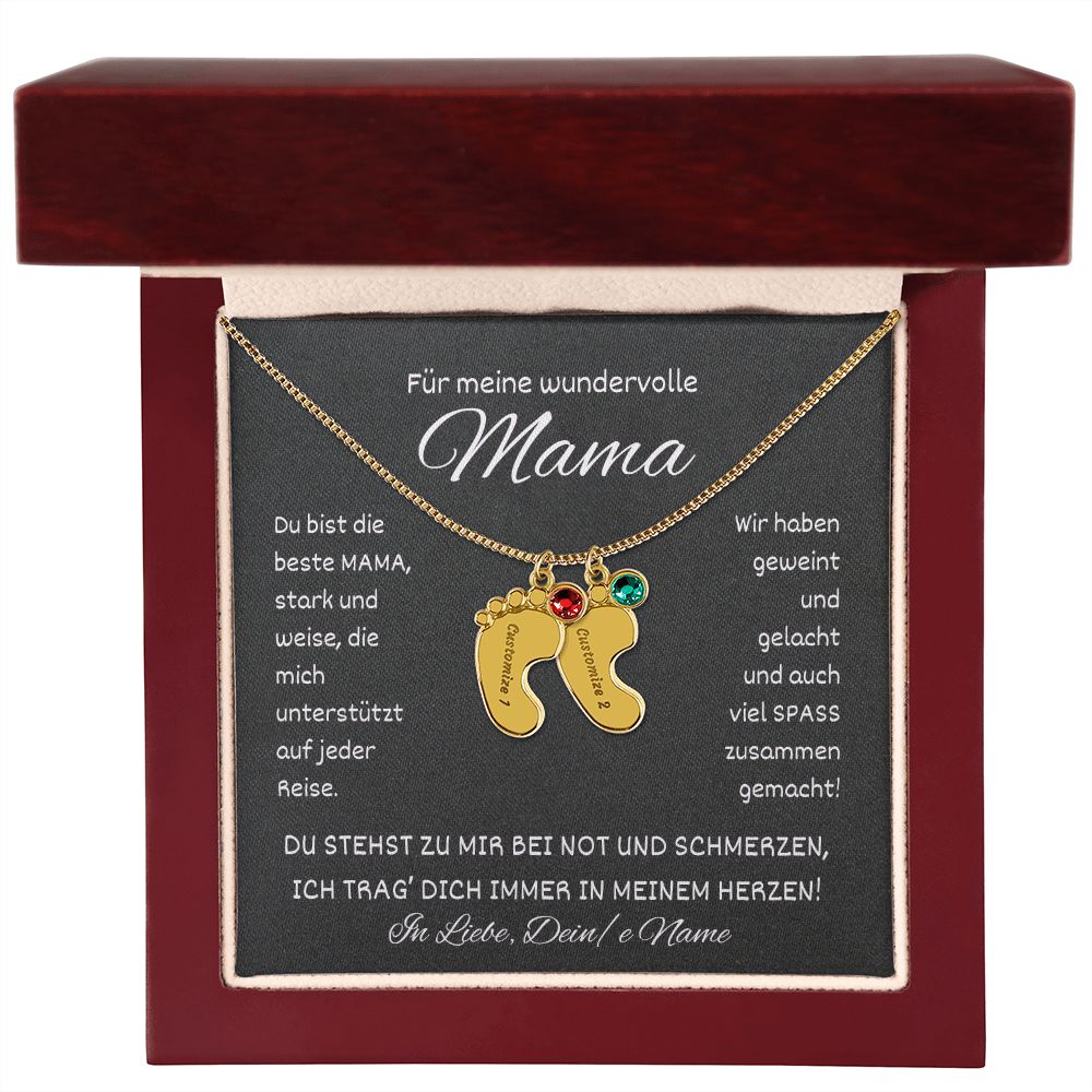 Halskette Babyfuß, Mama Halskette, personalisiertes Geschenk für Mama, Muttertag Geschenk, Mutter Halskette, Mutter Geschenk