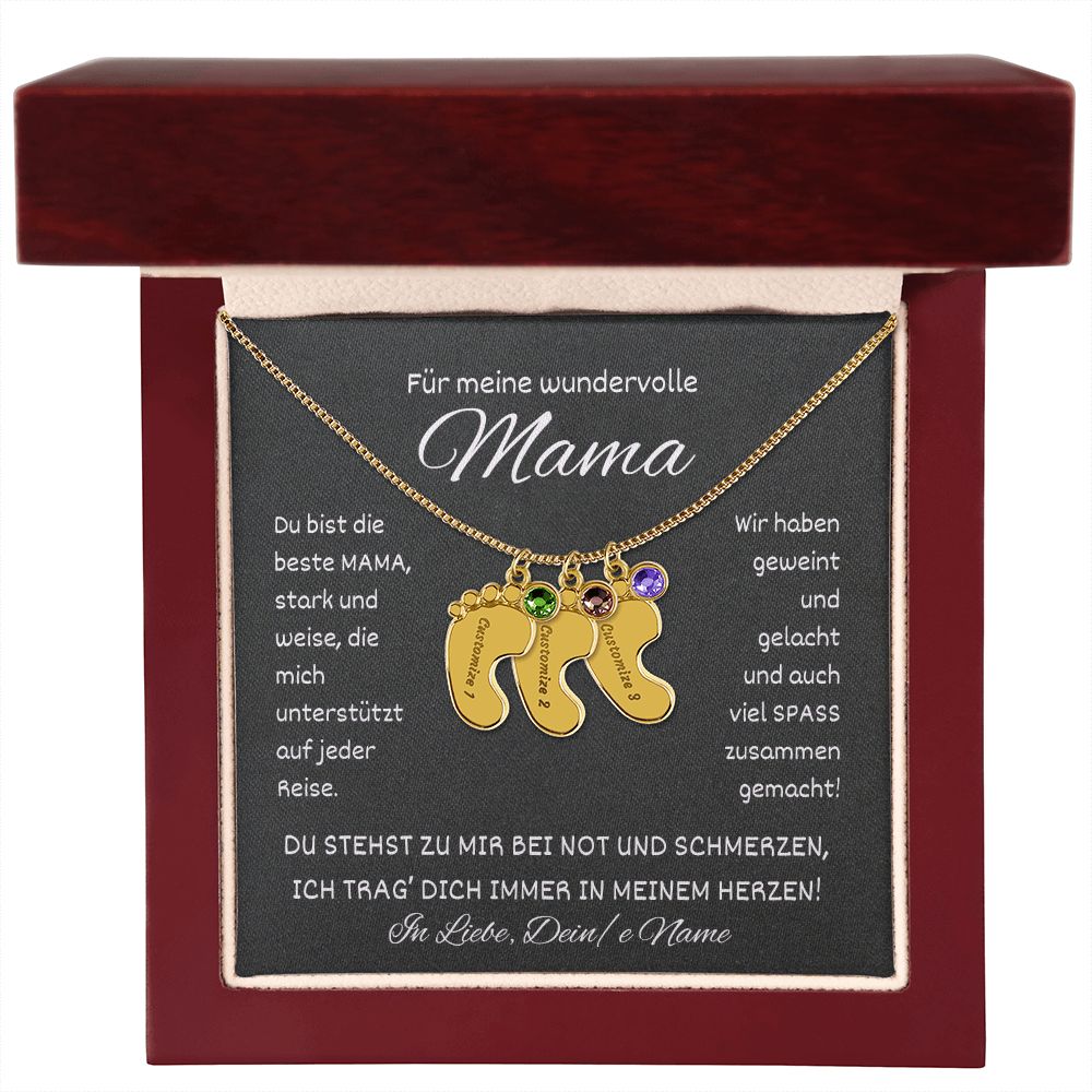 Halskette Babyfuß, Mama Halskette, personalisiertes Geschenk für Mama, Muttertag Geschenk, Mutter Halskette, Mutter Geschenk