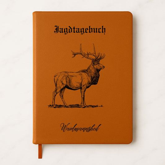 Personalisiertes Jagdtagebuch als hochwertiges Jagd-Journal zum Festhalten von Jagderinnerungen – ideal als Geschenk für Jäger. Mit Platz für Datum, Revier, Wildart, Wetter & besondere Erlebnisse. Ein einzigartiges Schussbuch, das Leidenschaft, Tradition und Naturverbundenheit dokumentiert. Perfekt für Jung- underfahrene Jäger, zum Geburtstag oder zu Weihnachten. Ein zeitloses Andenken an Ansitz, Drückjagd und die Schönheit der Wildnis – personalisiert und dauerhaft.