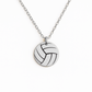 Personalisierte Volleyball-Halskette aus Edelstahl mit graviertem Ball-Anhänger in schwarzer Schmuckbox – perfektes Abschiedsgeschenk für Spieler, Team oder Verein