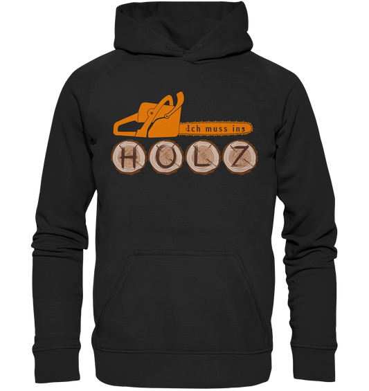 Das perfekte Geschenk für Holzliebhaber: Holzflüsterer Schreiner Shirt – Kettensäge Motorsäge - Vatertag Holz - Geschenk für Förster - Basic Unisex Hoodie XL